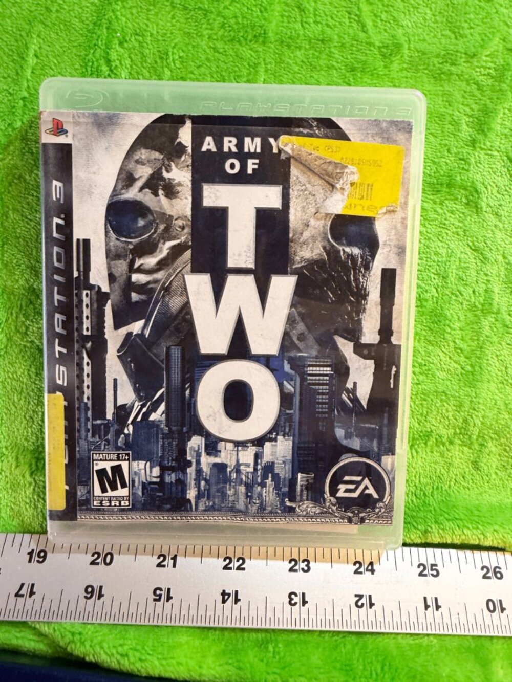EA Army of Two PlayStation 3 Video Game Mature Rating